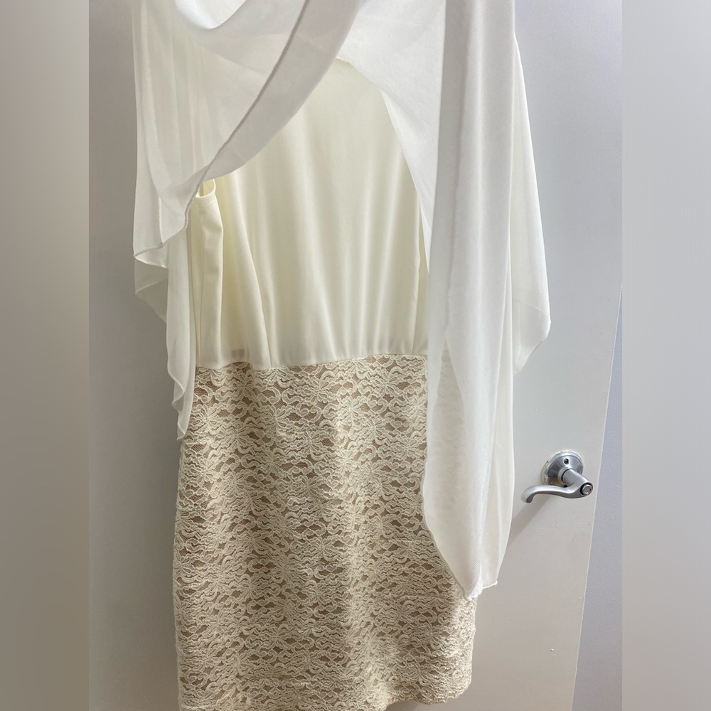Enfocus Studio Ivory Dress Size 14W - Picture 7 of 7